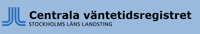 Centrala väntetidsregistret - Stockholms läns landsting